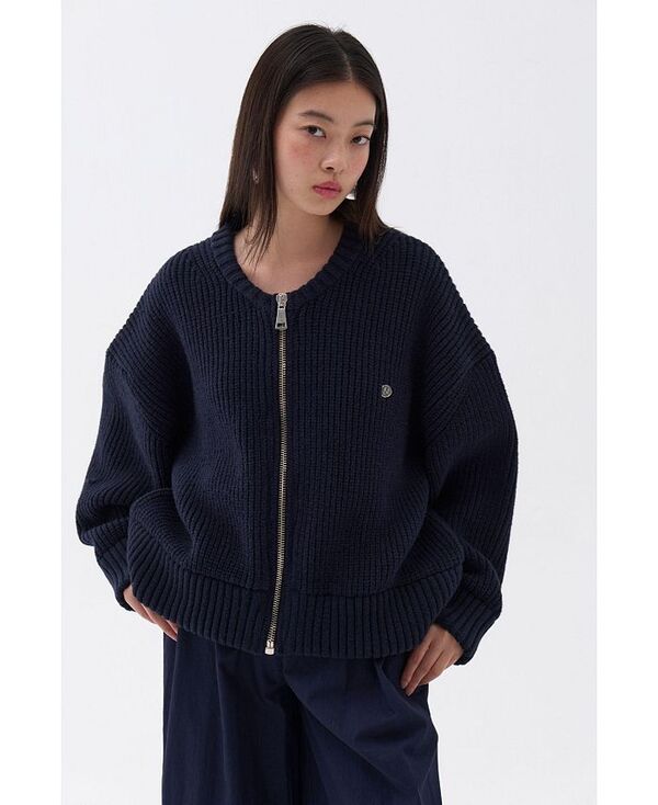 【送料無料】 ノクチューン レディース ニット・セーター アウター Women's Oversized Knit Cardigan Navy