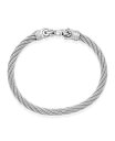 【送料無料】 インビクタ メンズ ブレスレット・バングル・アンクレット アクセサリー Men's Twisted Cable Cuff Bracelet (6m...