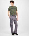 【送料無料】 ヒューゴボス メンズ カジュアルパンツ ボトムス Men's Gunner Classic Fit Belted Casual Trousers ...