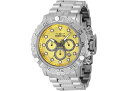 【送料無料】 インビクタ メンズ 腕時計 アクセサリー Men's 47180 Subaqua Quartz Chronograph Yellow Gunmetal Dial Watch Silver(2)