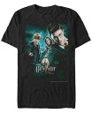 【送料無料】 フィフスサン メンズ Tシャツ トップス Harry Potter Men's Order of The Phoenix Group Poster Short Sleeve T-Shirt Black(4)