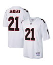 【送料無料】 ミッチェル&ネス メンズ シャツ トップス Men's Deion Sanders White Atlanta Falcons Legacy Replica Jersey White(4)