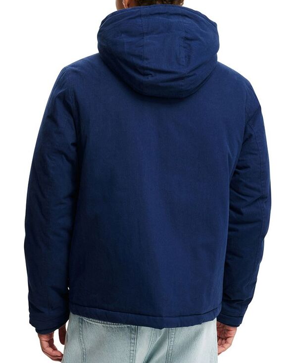 【送料無料】 コットンオン メンズ ジャケット・ブルゾン アウター Men's Heavy Weight Utility Parka Jacket Navy