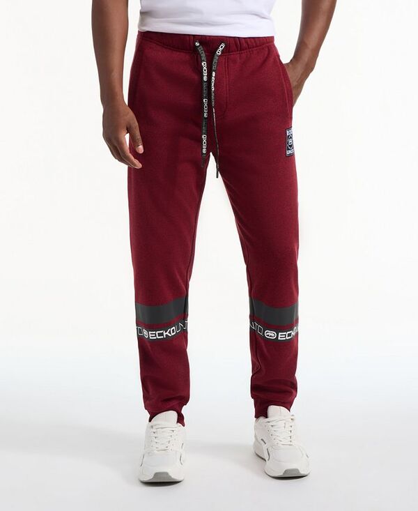 【送料無料】 エコー メンズ カジュアルパンツ ボトムス Men's Fine Streak Knit Jogger Red Marled