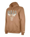【送料無料】 ニューエラ メンズ パーカー・スウェット アウター Men's Tan Chicago Bulls 2024/25 City Edition Pullover Hoodie Tan(4)