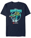 【送料無料】 フィフスサン メンズ Tシャツ トップス Men's Lego Ninjago Aqua Dragon Power Short Sleeve T-shirt Navy