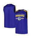 【送料無料】 ファナティクス メンズ タンクトップ トップス Men's Royal Golden State Warriors Birdseye Muscle...