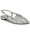 【送料無料】 ナインウェスト レディース パンプス シューズ Women's Duria Pointy Toe Dress Mules Silver