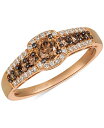 【送料無料】 ル ヴァン レディース リング アクセサリー ChocolatierR Chocolate Diamond & Vanilla Diamond H...