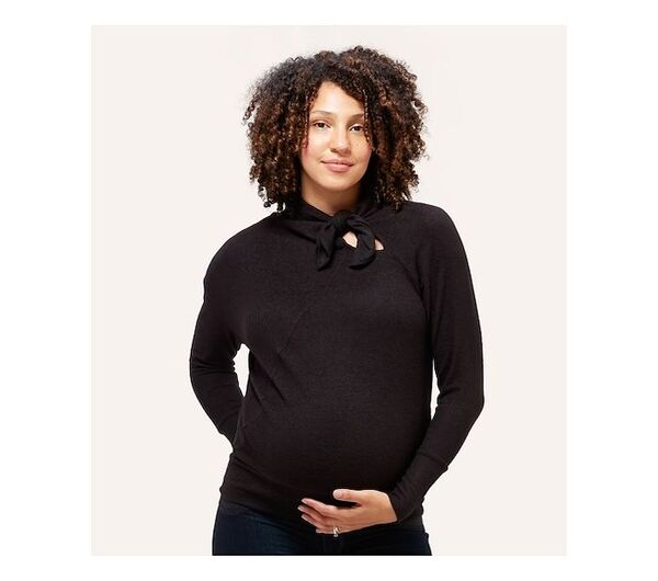 【送料無料】 ノム レディース ニット・セーター アウター Maternity Lou Sweater Black
