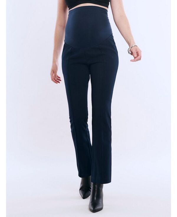 【送料無料】 マザーフッドマタニティー レディース カジュアルパンツ ボトムス Women's Mia Secret Fit Over the Belly Slim Straight Leg Pant - Motherhood Maternity Navy