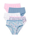 【送料無料】 コンフォート チョイス レディース パンツ アンダーウェア Plus Size Hi-Cut Cotton Brief 5-Pack Tie dy...