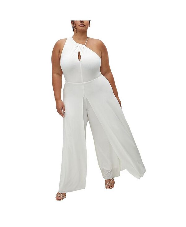 【送料無料】 シティーシック レディース ジャンプスーツ トップス Plus Size Karlee Jumpsuit Ivory