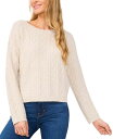 【送料無料】 セセ レディース ニット・セーター アウター Women's Embellished Cable-Knit Pullover Sweater An...