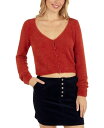 【送料無料】 ハーレー レディース ニット・セーター アウター Juniors' Smooth Move Cropped Cardigan Chili