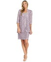 【送料無料】 アールアンドエムリチャーズ レディース ワンピース トップス Women's 2 Pc. Sequin-Lace Scalloped Jacket...