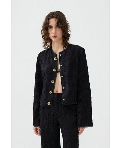 【送料無料】 ノクチューン レディース ジャケット・ブルゾン アウター Women's Accessory Detailed Jacket Black 【送料無料】 ノクチューン レディース ジャケット・ブルゾン アウター Women's Accessory Detailed Jacket Black