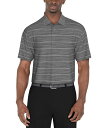 【送料無料】 ピージーエーツアー メンズ ポロシャツ トップス Men's Broken Stripe Jacquard Short0Sleeve Golf Polo Shirt Flagstone(4)
