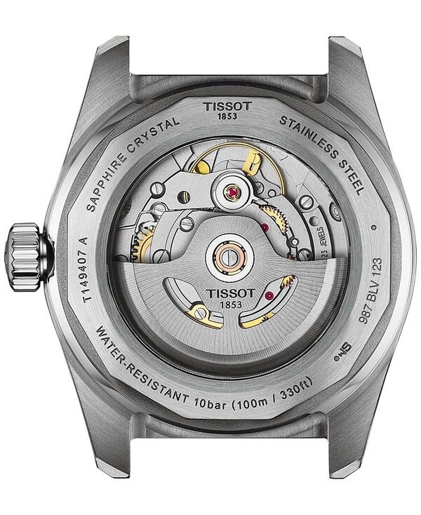 ティソット メンズ アクセサリー 腕時計 Tシャツ Tissot Men's Swiss Automatic PR516 Powermatic 80 Stainless Steel Bracelet Watch 38mm No Color