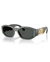 【送料無料】 ヴェルサーチ レディース サングラス・アイウェア アクセサリー Men's Sunglasses Biggie VE4361 Black