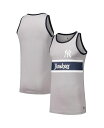 【送料無料】 ニューエラ メンズ タンクトップ トップス Men's Gray New York Yankees Jersey Ringer Tank Top ...