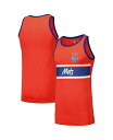 【送料無料】 ニューエラ メンズ タンクトップ トップス Men's Orange New York Mets Jersey Ringer Tank Top O...