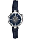 【送料無料】 ティソット レディース 腕時計 アクセサリー Women's Swiss Desir Blue Leather Strap Watch 28mm No Color