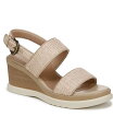 【送料無料】 ソウルニュトライザー レディース サンダル シューズ Women's Livia Slingback Wedge Sandals Light Natural Fabric