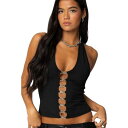 【送料無料】 アディクテッド レディース ワンピース トップス Women's Chain Reaction Cut Out Top Black(4)