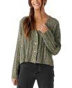 【送料無料】 オニール レディース ニット・セーター アウター Juniors' Ferris V-Neck Ribbed Cardigan Sweater M...