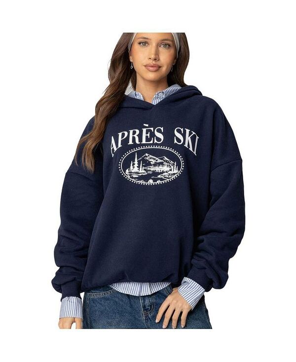 アディクテッド レディース アウター パーカー・スウェット パーカー Edikted Women's Apres Ski Overs..