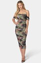 【送料無料】 ベベ レディース ワンピース トップス Women's Ruched Midi Dress Mystic blooms(4)
