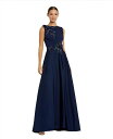 【送料無料】 マックダガル レディース ワンピース トップス Women's Floral Embellished Sleeveless A Line Gown...