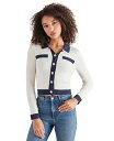 【送料無料】 スティーブ マデン レディース ニット・セーター アウター Women's Ayda Contrast-Tipped Cardigan Whisp...