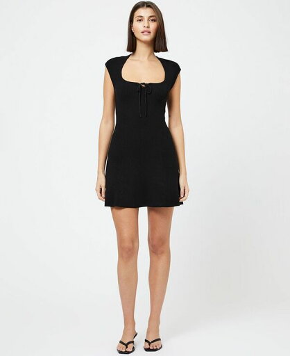 【送料無料】 フレンチコネクション レディース ワンピース トップス Women's Cosysoft Flared Mini Dress Black 【送料無料】 フレンチコネクション レディース ワンピース トップス Women's Cosysoft Flared Mini Dress Black