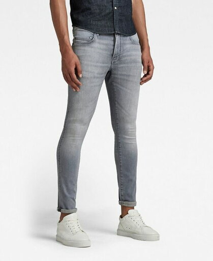 【送料無料】 ジースター メンズ デニムパンツ ボトムス Men's Revend FWD Skinny Fit Stretch Jeans Sun Faded Glacier Gray 【送料無料】 ジースター メンズ デニムパンツ ボトムス Men's Revend FWD Skinny Fit Stretch Jeans Sun Faded Glacier Gray