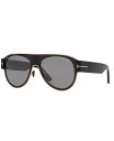 【送料無料】 トム・フォード メンズ サングラス・アイウェア アクセサリー Unisex Sunglasses Lyle-02 Black Shiny