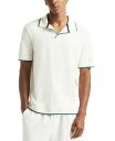 【送料無料】 ナウティカ メンズ ポロシャツ トップス Men's Classic Fit Printed Polo Shirt Sail White