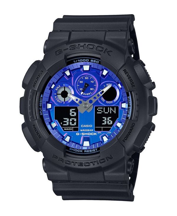 【送料無料】 ジーショック メンズ 腕時計 アクセサリー Men's Black Resin Watch 51.2mm Black