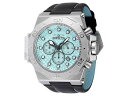 【送料無料】 インビクタ メンズ 腕時計 アクセサリー Men's 47529 Akula Quartz Chronograph Turquoise Dial Watch Black(2)