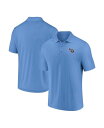 【送料無料】 ファナティクス メンズ ポロシャツ トップス Men's Light Blue Tennessee Titans Component Polo Shirt Light Blue(4)