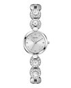 【送料無料】 ゲス レディース 腕時計 アクセサリー Women's Analog Silver Tone Stainless Steel Watch 26 mm Silver(2)