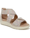 【送料無料】 ドクター・ショール レディース サンダル シューズ Women's Time Off Fun Ankle Strap Wedge Sandals Natural Beige Fabric