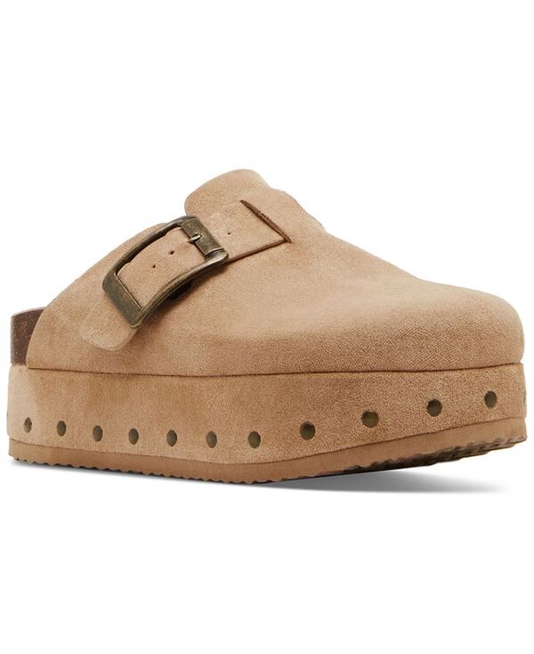 【送料無料】 マッデンガール レディース サンダル シューズ Luna Platform Slip-On Clogs Sand