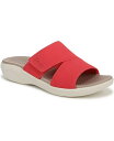 【送料無料】 ビジーズ レディース サンダル シューズ Women's Carefree Washable Slide Wedge Sandals Coral Beach Knit Fabric