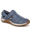 【送料無料】 ライカ レディース サンダル シューズ Women's Echo Fisherman Slip On Sandals Flintstone Blue Fabric