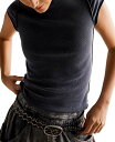 【送料無料】 フリーピープル レディース シャツ トップス Women's Ever Had Cap-Sleeve T-Shirt Black