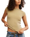 【送料無料】 フリーピープル レディース シャツ トップス Women's Ever Had Cap-Sleeve T-Shirt Python