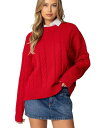 【送料無料】 アディクテッド レディース ニット・セーター アウター Women's Acacia Oversized Cable Knit Sweater R...