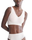 【送料無料】 カルバンクライン レディース ブラジャー アンダーウェア Invisibles Comfort V-Neck Comfort Bralette QF4708 Nymph's Thigh(4)